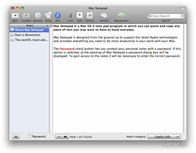 Free notepad for mac